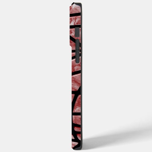 Rosa Marmoraussehen Case-Mate iPhone Hülle (Rückseite / Links)