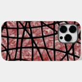 Rosa Marmoraussehen Case-Mate iPhone Hülle (Rückseite (Horizontal))