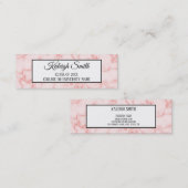 Rosa Marmorbäume Abschluss Namenskarte einfügen (Vorne/Hinten)