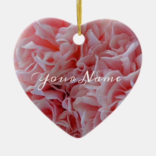 Rosa Marmordekor Keramik Ornament (Vorne)