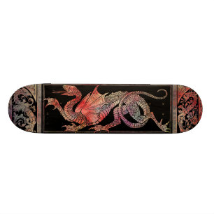 Rosa Marmordrache-Skateboard Skateboard