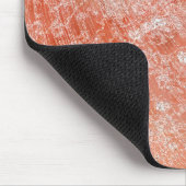 Rosa Marmordrucke Mousepad (Ecke)