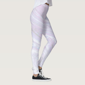 Rosa Marmorentwurf Leggings