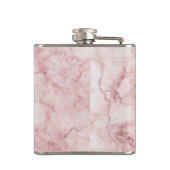 Rosa Marmorflasche Flachmann (Rückseite)