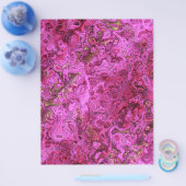 Rosa marmoriertes Bulk Scrapbook Papier Seiten (Einzeln)