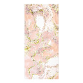 Rosa Marmorkarte Werbekarte (Hinten)