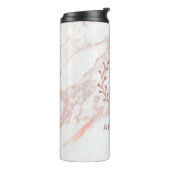 rosa Marmorkraut Thermosbecher (Nach links gedreht)