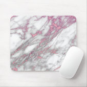 Rosa Marmormausunterlage Mousepad (Mit Mouse)