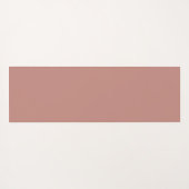 Rosa Marmormonogramm für alle Initial- und Namensf Yogamatte (Rückseite (Horizontal))