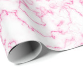 rosa Marmormuster Geschenkpapier (Rolleneckpunkt)