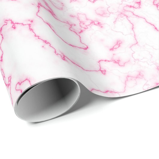 rosa Marmormuster Geschenkpapier (Rolleneckpunkt)