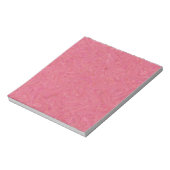Rosa Marmormuster Notizblock (Rotiert)