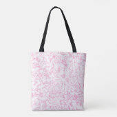 rosa Marmormuster Tasche (Rückseite)