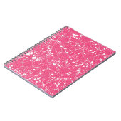 Rosa Marmornotizbuch Notizblock (Linke Seite)