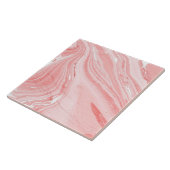 Rosa Marmorplatte Keramik Tile Fliese (Seite)