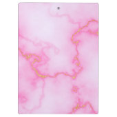 Rosa Marmorplatte Klemmbrett (Rückseite)