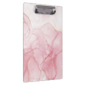 Rosa Marmorplatte Klemmbrett (Rechts)
