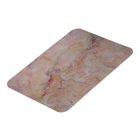 Rosa Marmorplatte Magnet (Linke Seite)