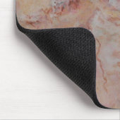 Rosa Marmorplatte Mousepad (Ecke)