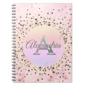 Rosa Marmorplatte Notizblock (Vorderseite)