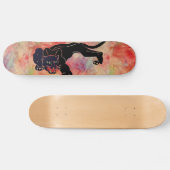 Rosa Marmorskateboard Black Panther Skateboard (Horizontal)