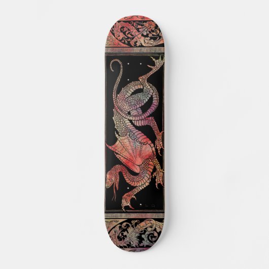 Rosa Marmorskateboard Skateboard (Vorderseite)