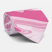 Rosa Marmorstein Krawatte (Gerollt)