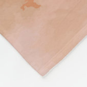 Rosa Marmorstruktur Fleecedecke (Ecke)