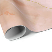 Rosa Marmorstruktur Geschenkpapier (Rolleneckpunkt)