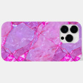 Rosa Marmorstruktur, Marmoreffekt Case-Mate iPhone Hülle (Rückseite (Horizontal))