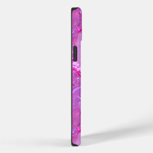 Rosa Marmorstruktur, Marmoreffekt Case-Mate iPhone Hülle (Rückseite / Rechts)