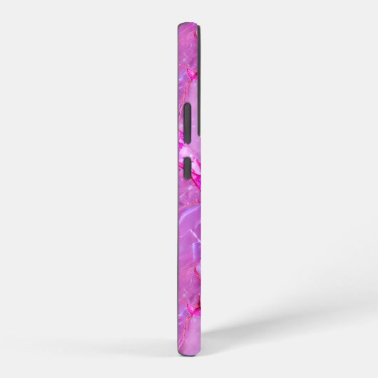 Rosa Marmorstruktur, Marmoreffekt Samsung Galaxy Hülle (Rechte Seite)
