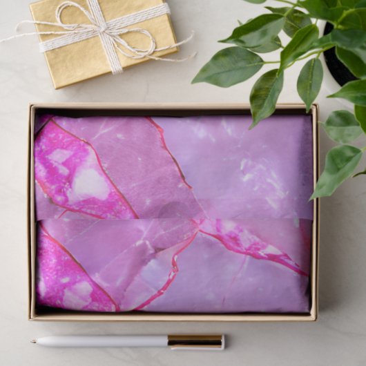 Rosa Marmorstruktur, Marmoreffekt Seidenpapier (Geschenk)