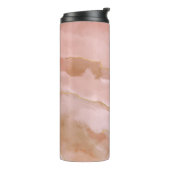 Rosa Marmorstruktur Thermosbecher (Nach links gedreht)