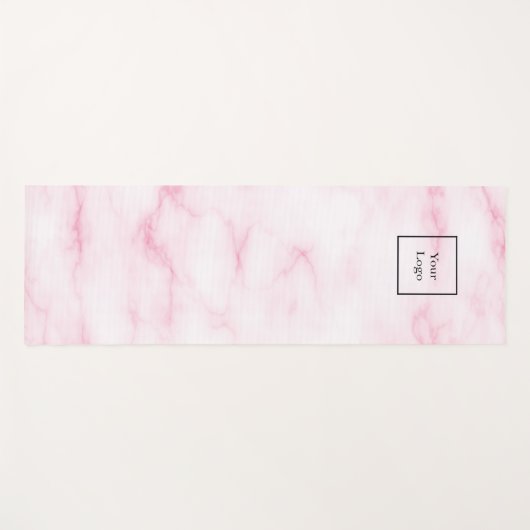 Rosa Marmorstudio - Logo Yogamatte (Vorderseite (Horizontal))