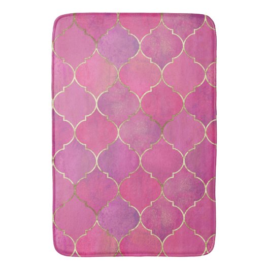 rosa marokkanisch badematte (Vorderseite Vertikal)