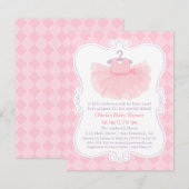 Rosa marokkanische einladung (Vorne/Hinten)