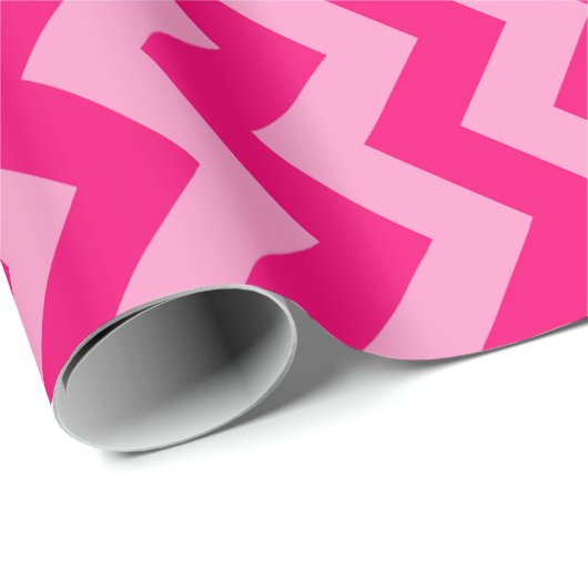 Rosa marokkanische Moods Chevrons Geschenkpapier (Rolleneckpunkt)