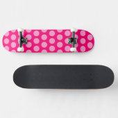 Rosa marokkanische Punkte Skateboard (Horizontal)