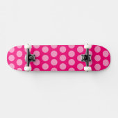 Rosa marokkanische Punkte Skateboard (Horizontal)
