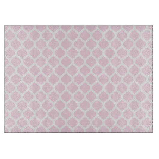 Rosa marokkanische Schneidewand Schneidebrett (Vorderseite)