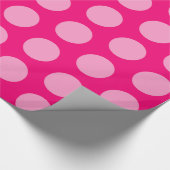 Rosa marokkanische Stimmungssteine Geschenkpapier (Ecke)