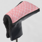 Rosa marokkanisches Musterdesign Golf Headcover (3/4 Vorderseite)