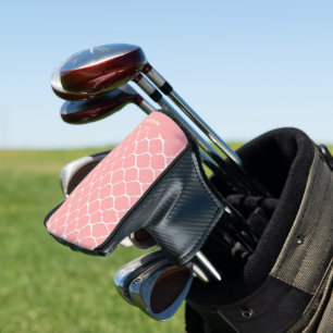Rosa marokkanisches Musterdesign Golf Headcover