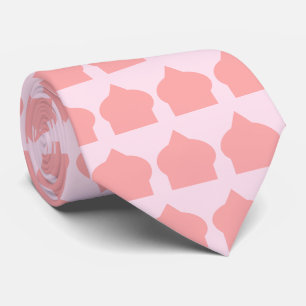 Rosa marokkanisches Musterdesign Krawatte