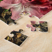 Rosa Martha Washington Geranie, San Mateo Puzzle (Seite)