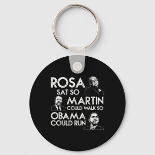 Rosa Martin Obama African American Black History Schlüsselanhänger