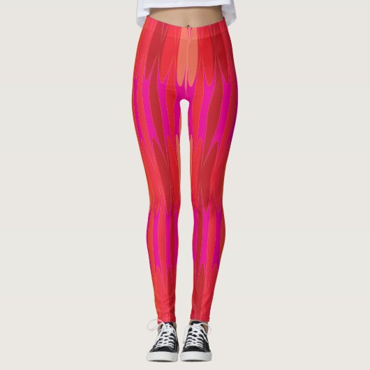 Rosa Martini Leggings (Vorderseite)