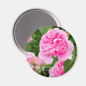 Rosa Mary Rose [Round Magnet] Magnet (Vorderseite/Rückseite)