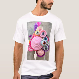 rosa Maschine T-Shirt